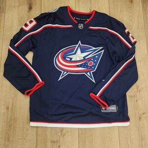 Patrik Laine Columbus Blue Jackets Fanatics Home Breakaway Jersey - Navy Size M